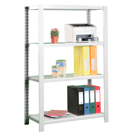  SIMON RACK  Rayonnage bureau métal départ 4 tablettes  RAYONNAGE, Rayonnage bureau RANGESTOCK