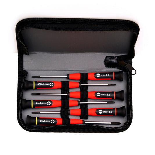 Tournevis de précision - X6 en trousse  OUTIL A MAIN, Tournevis MOB OUTILLAGE RANGESTOCK