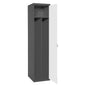  SIMON RACK  Vestiaire industrie salissante 1 porte / 1 colonne en kit initial  (H)1800x(L)500x(l)500mm  VESTIAIRE, Vestiaire industrie salissante en kit RANGESTOCK