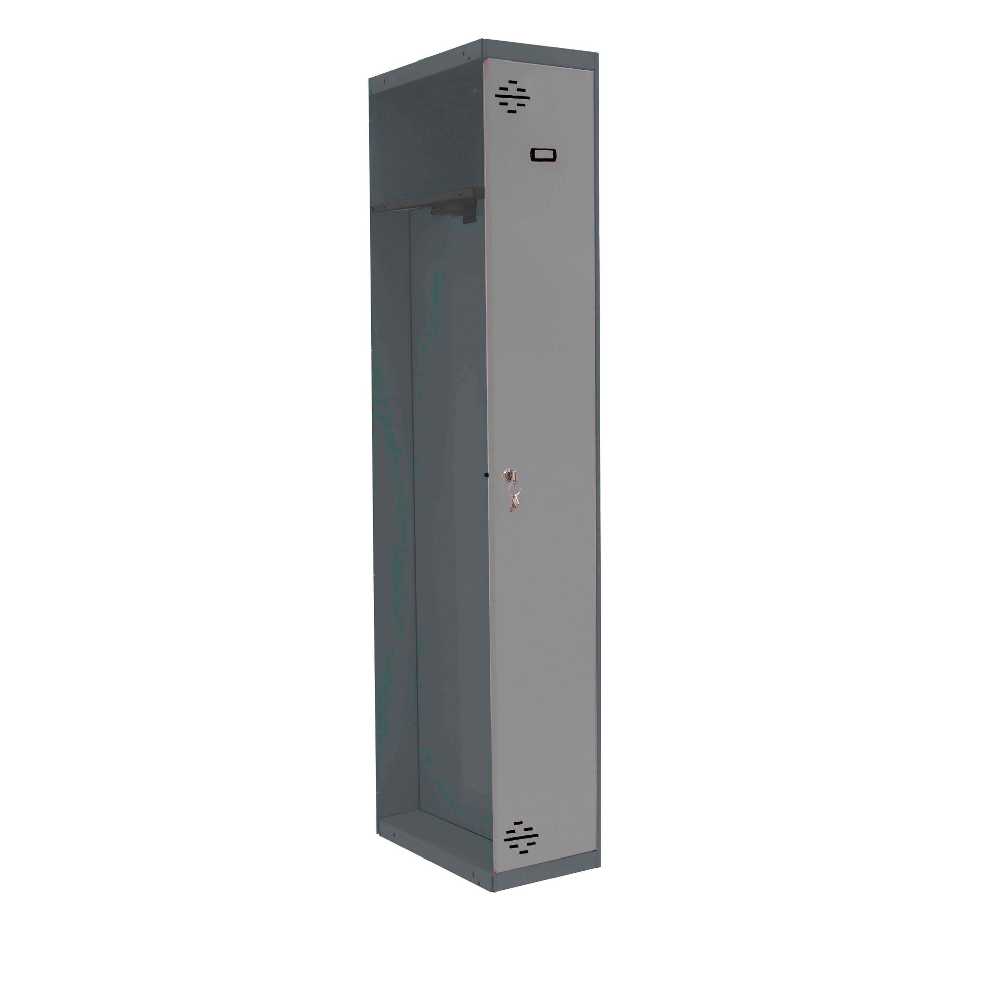  SIMON RACK  Vestiaire industrie salissante 1 porte / 1 colonne module suivant en kit (H)1800x(L)500x(l)500mm  VESTIAIRE, Vestiaire industrie salissante en kit RANGESTOCK