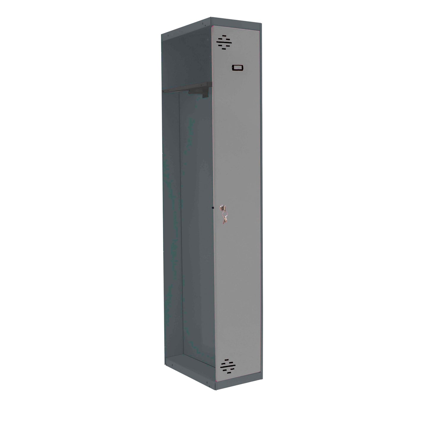  SIMON RACK  Vestiaire industrie salissante 1 porte / 1 colonne module suivant en kit (H)1800x(L)400x(l)500mm  VESTIAIRE, Vestiaire industrie salissante en kit RANGESTOCK