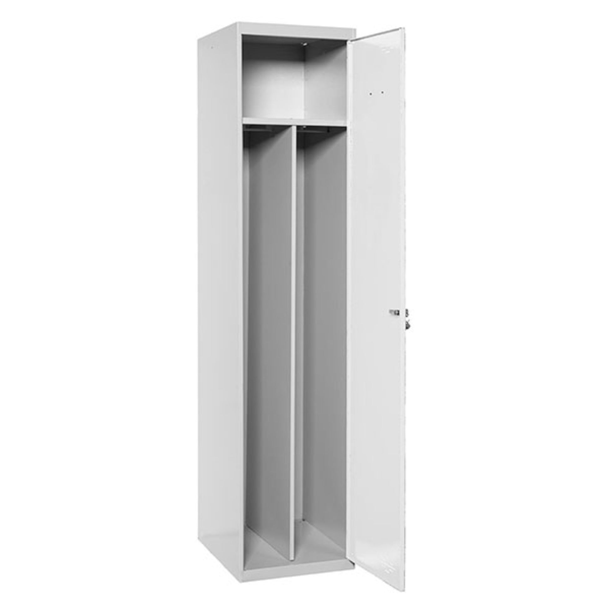  SIMON RACK  Vestiaire industrie salissante 1 porte / 1 colonne en kit initial  (H)1800x(L)500x(l)500mm  VESTIAIRE, Vestiaire industrie salissante en kit RANGESTOCK