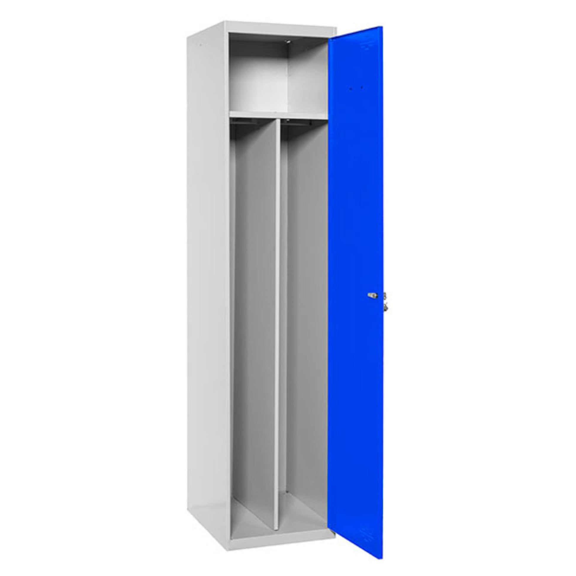  SIMON RACK  Vestiaire industrie salissante 1 porte / 1 colonne en kit initial (H)1800x(L)400x(l)500mm  VESTIAIRE, Vestiaire industrie salissante en kit RANGESTOCK