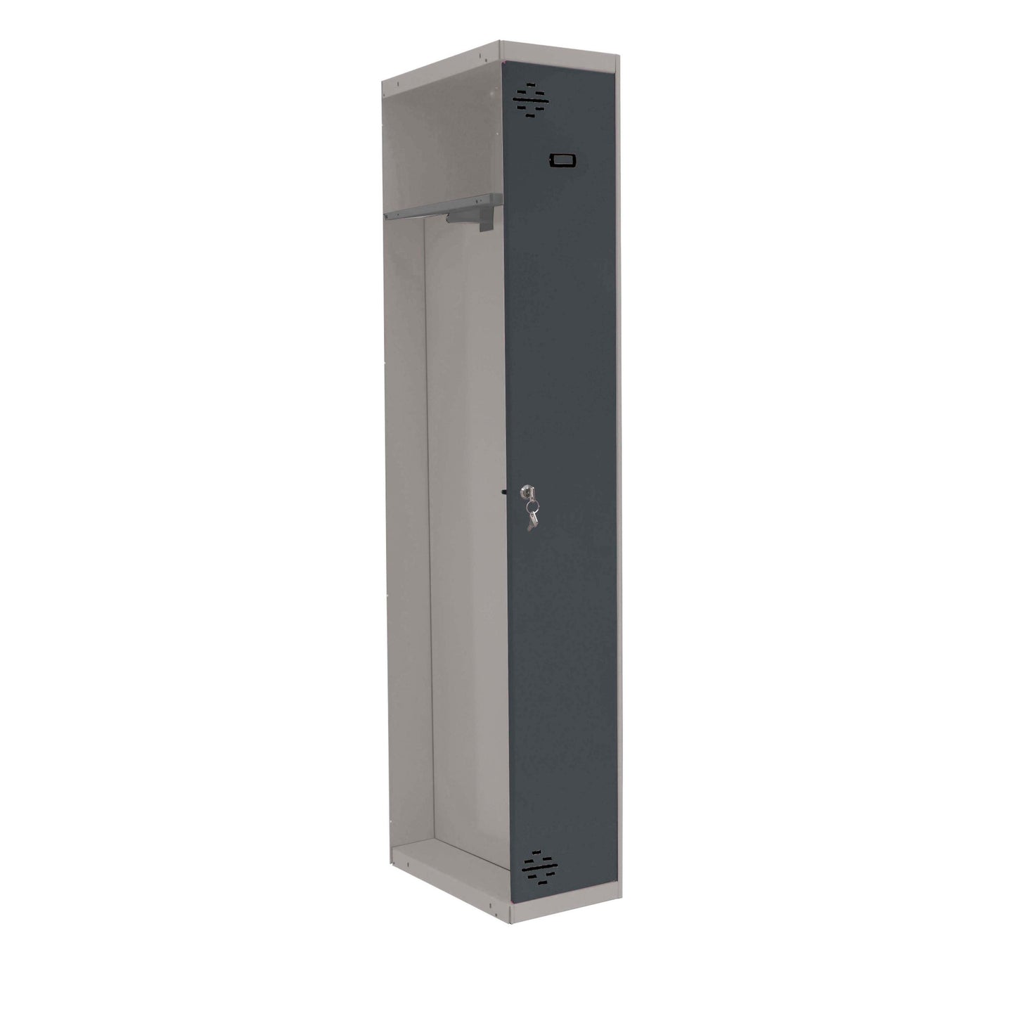  SIMON RACK  Vestiaire industrie salissante 1 porte / 1 colonne module suivant en kit (H)1800x(L)500x(l)500mm  VESTIAIRE, Vestiaire industrie salissante en kit RANGESTOCK