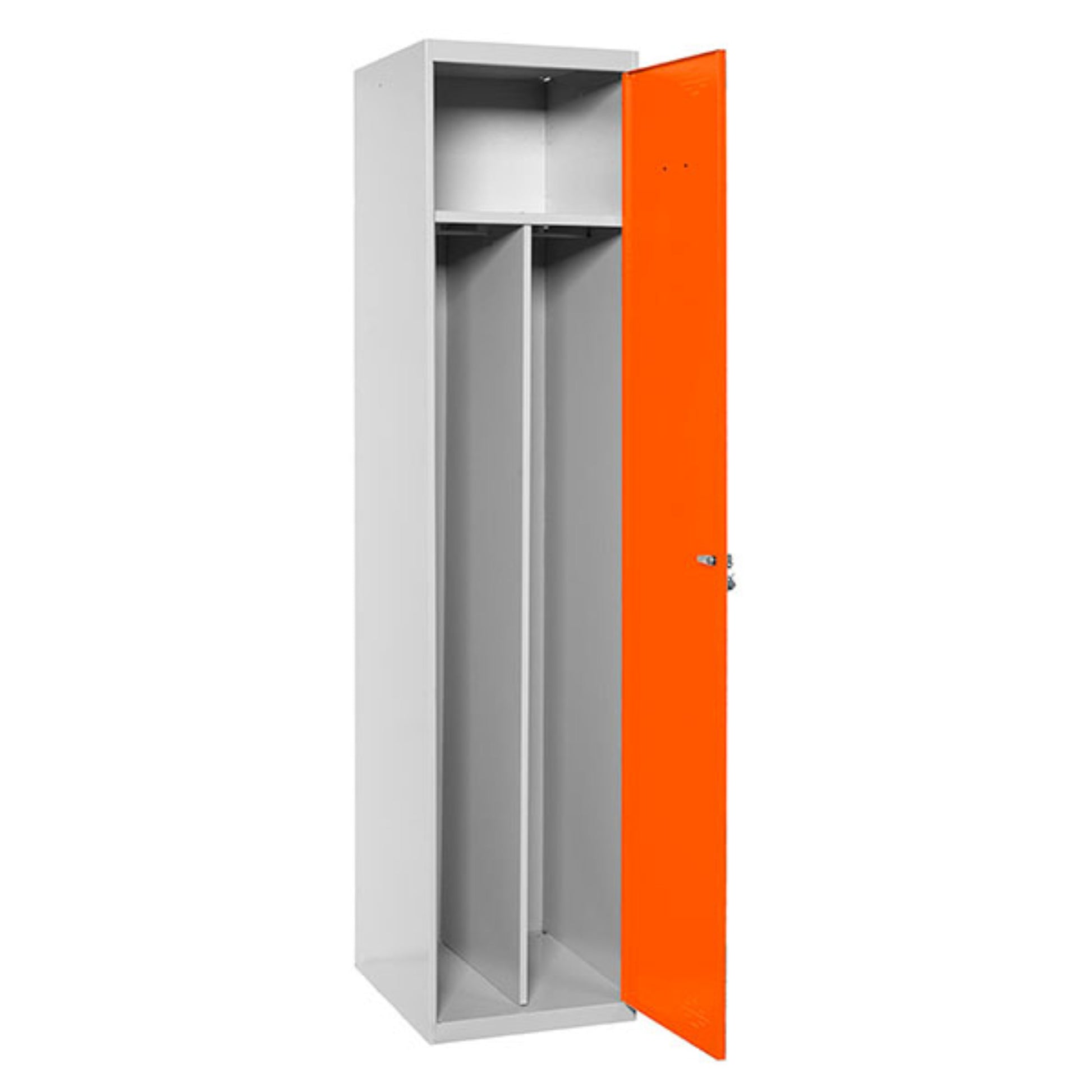  SIMON RACK  Vestiaire industrie salissante 1 porte / 1 colonne en kit initial (H)1800x(L)400x(l)500mm  VESTIAIRE, Vestiaire industrie salissante en kit RANGESTOCK