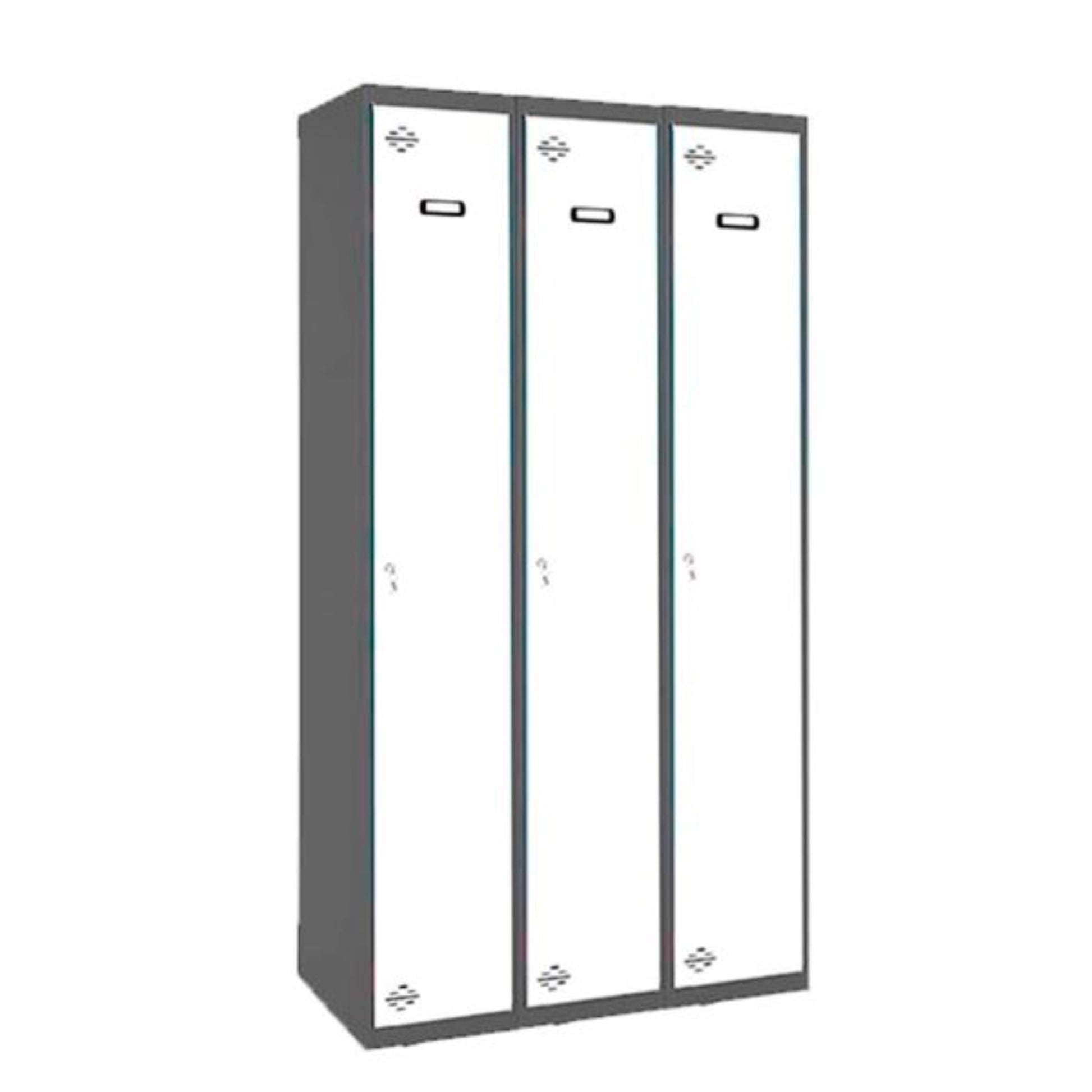 Vestiaire industrie propre 3 portes / 3 colonnes en kit  VESTIAIRE, Vestiaire industrie propre en kit SIMON RACK RANGESTOCK