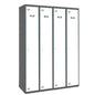 Vestiaire industrie propre 4 portes / 4 colonnes en kit  VESTIAIRE, Vestiaire industrie propre en kit SIMON RACK RANGESTOCK