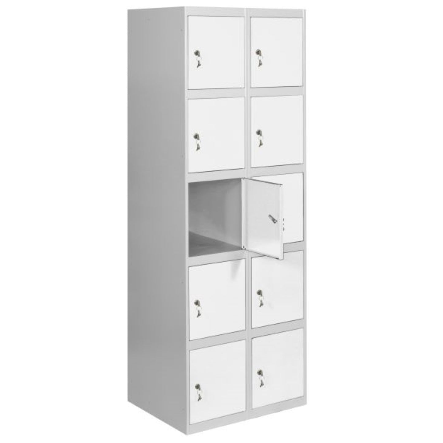 Vestiaire industriel 10 cases / 2 colonnes  VESTIAIRE, Vestiaire industriel 5 cases monobloc SIMON RACK RANGESTOCK