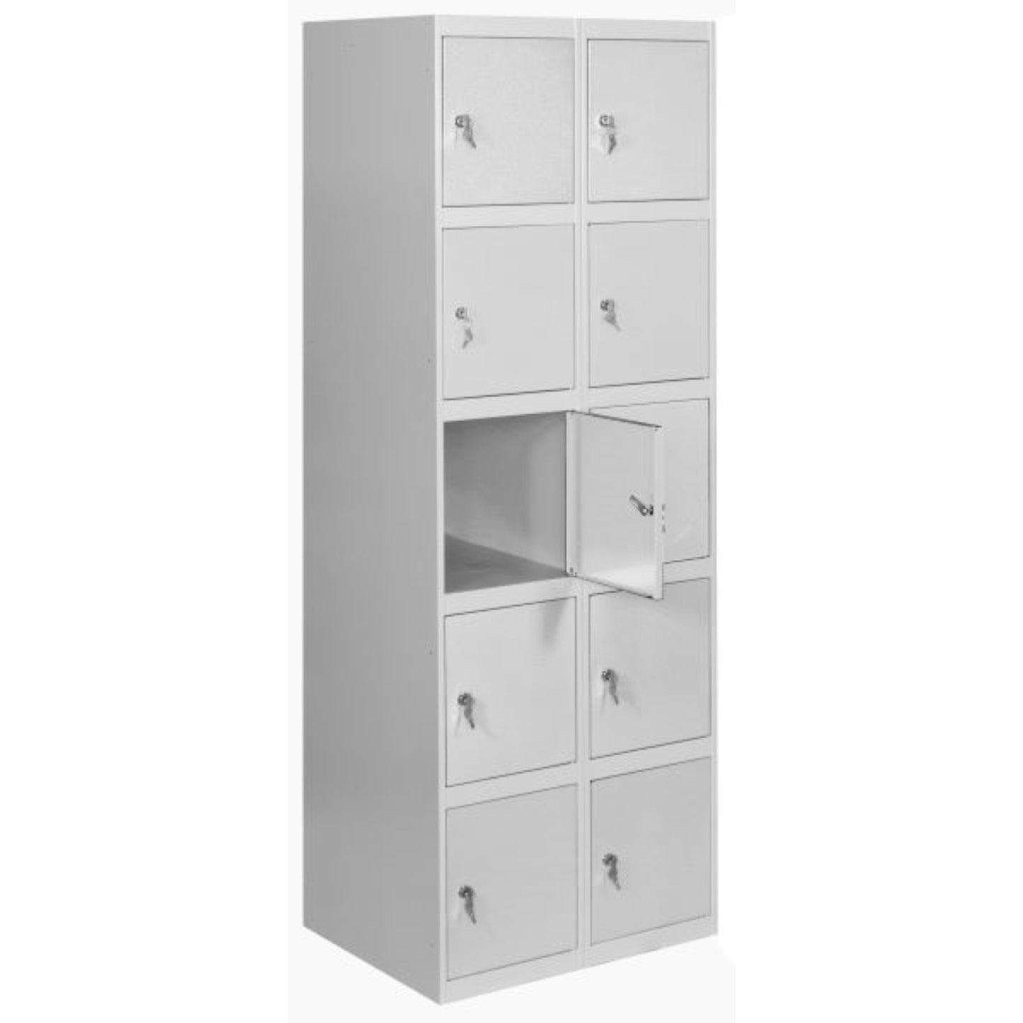 Vestiaire industriel 10 cases / 2 colonnes  VESTIAIRE, Vestiaire industriel 5 cases monobloc SIMON RACK RANGESTOCK