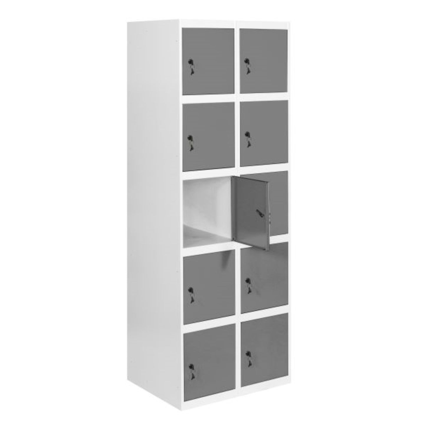 Vestiaire industriel 10 cases / 2 colonnes en kit  VESTIAIRE, Vestiaire industriel 5 cases en kit SIMON RACK RANGESTOCK