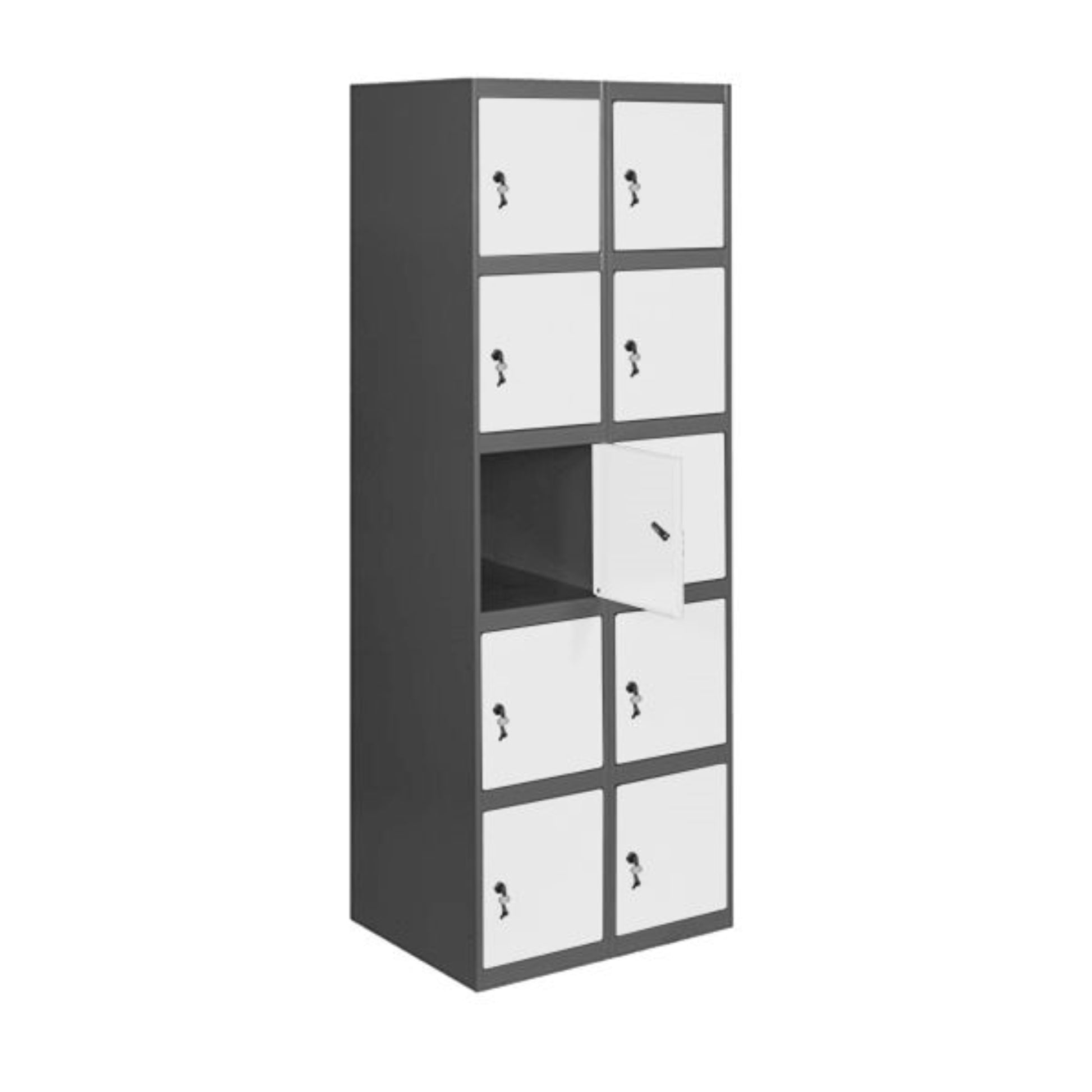 Vestiaire industriel 10 cases / 2 colonnes en kit  VESTIAIRE, Vestiaire industriel 5 cases en kit SIMON RACK RANGESTOCK