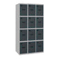 Vestiaire industriel 12 cases / 3 colonnes  VESTIAIRE, Vestiaire industriel 4 cases monobloc SIMON RACK RANGESTOCK