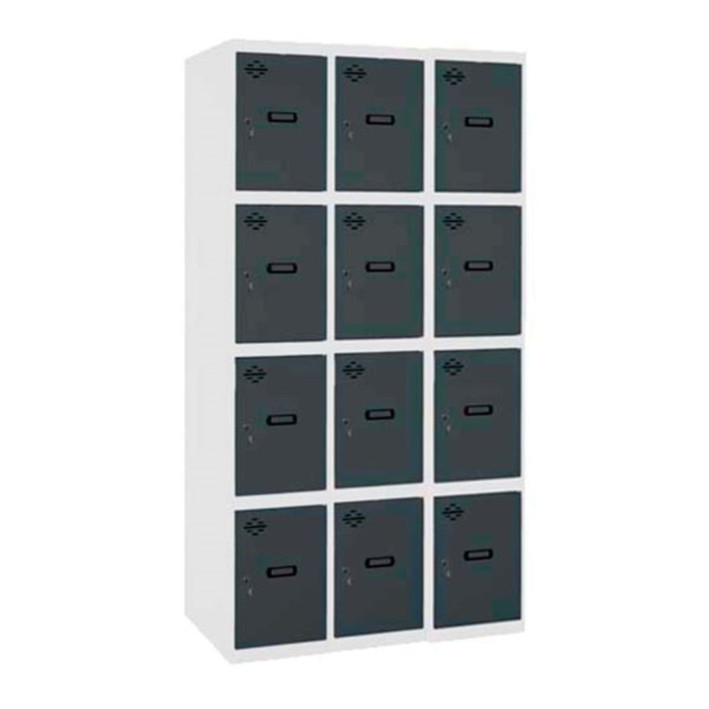 Vestiaire industriel 12  cases / 3 colonnes en kit  VESTIAIRE, Vestiaire industriel 4 cases en kit SIMON RACK RANGESTOCK