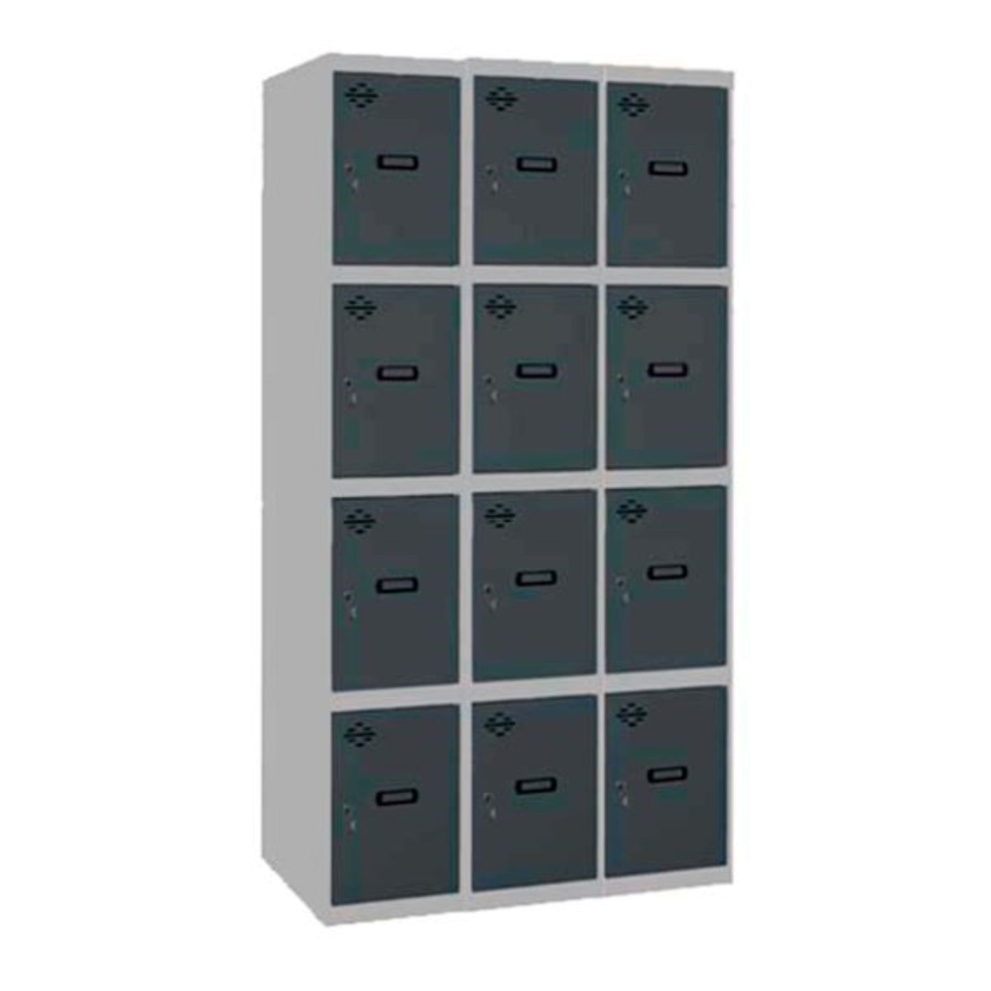 Vestiaire industriel 12  cases / 3 colonnes en kit  VESTIAIRE, Vestiaire industriel 4 cases en kit SIMON RACK RANGESTOCK