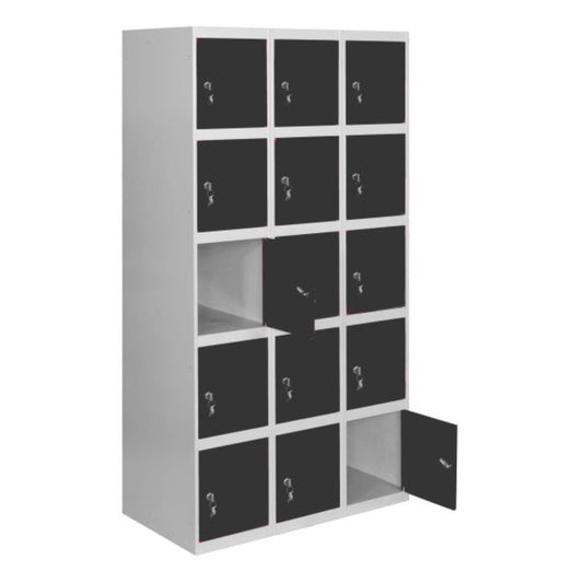 Vestiaire industriel 15 cases / 3 colonnes  VESTIAIRE, Vestiaire industriel 5 cases monobloc SIMON RACK RANGESTOCK