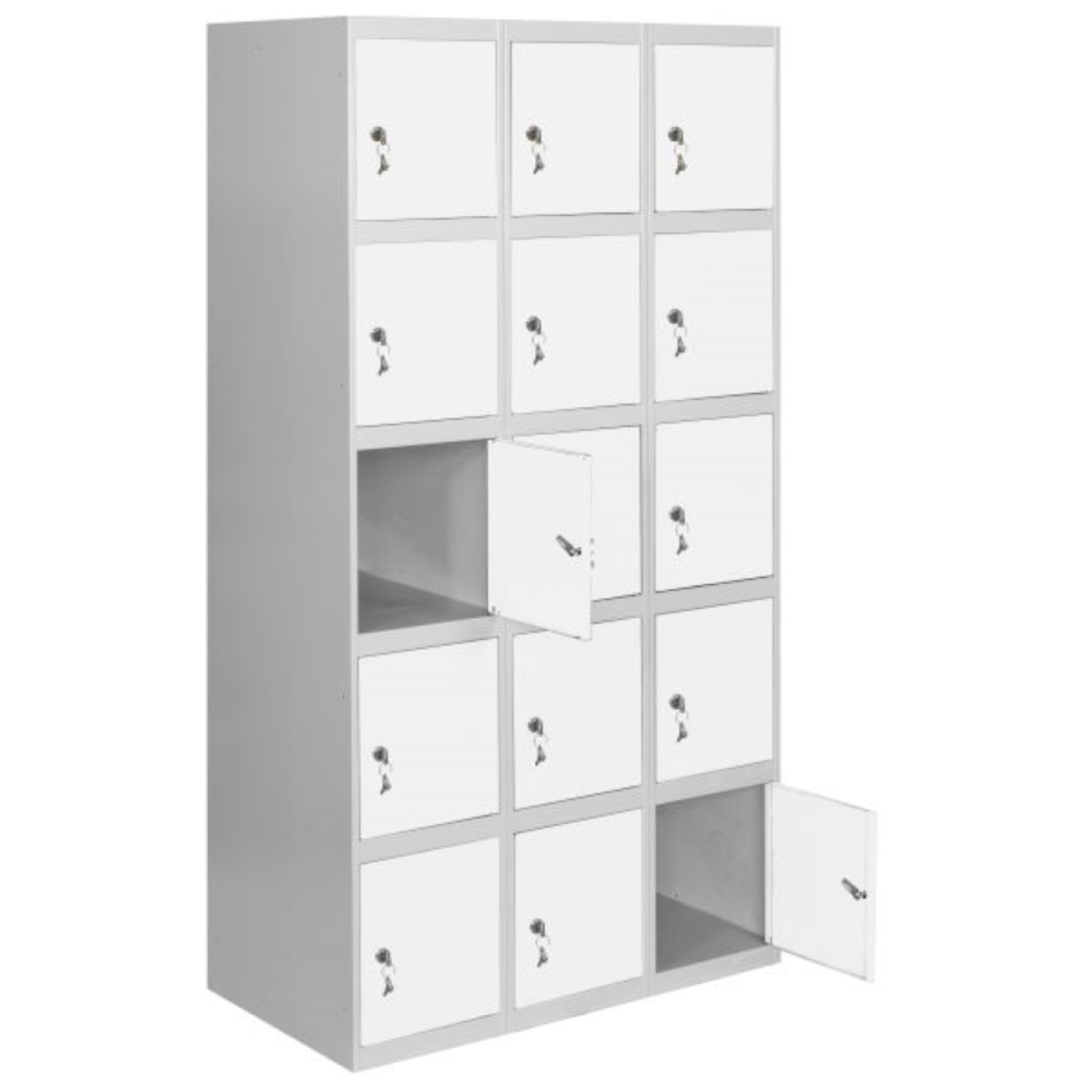 Vestiaire industriel 15 cases / 3 colonnes  VESTIAIRE, Vestiaire industriel 5 cases monobloc SIMON RACK RANGESTOCK