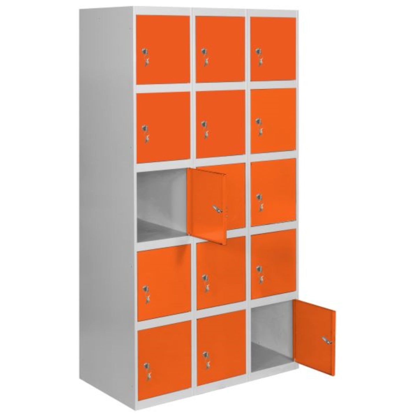 Vestiaire industriel 15 cases / 3 colonnes  VESTIAIRE, Vestiaire industriel 5 cases monobloc SIMON RACK RANGESTOCK