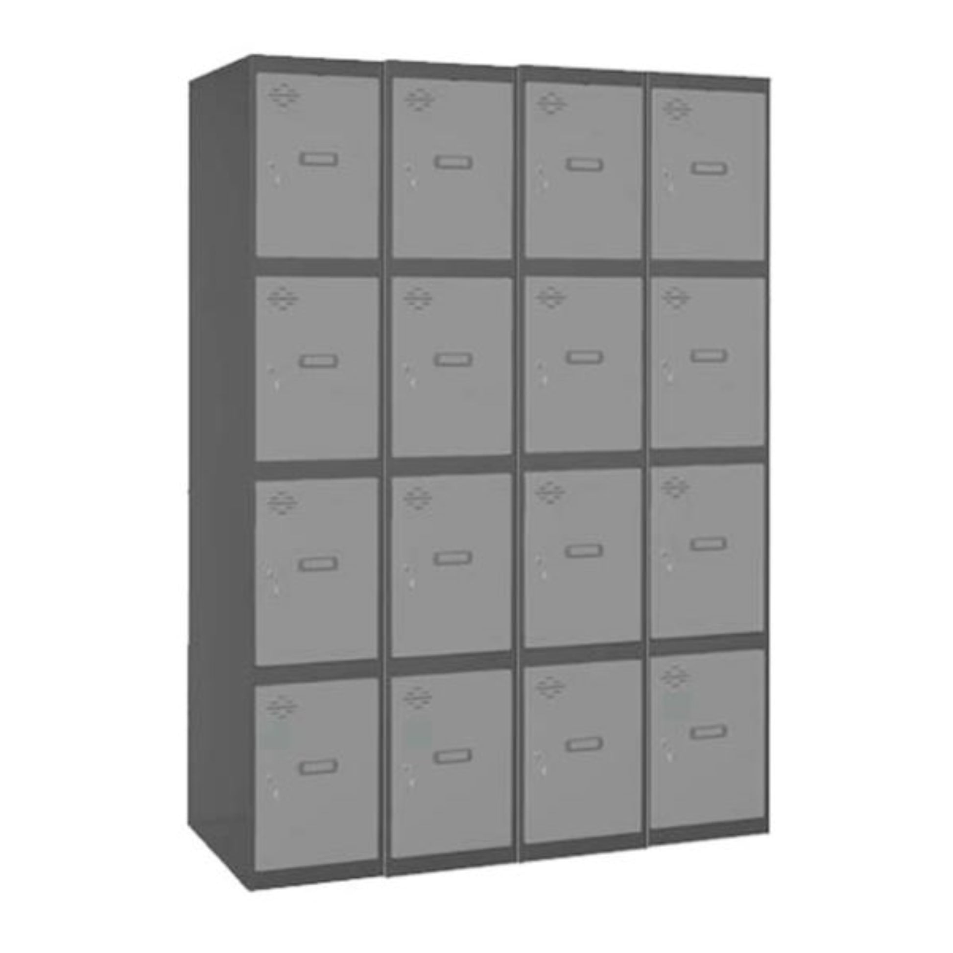 Vestiaire industriel 16  cases / 4 colonnes en kit  VESTIAIRE, Vestiaire industriel 4 cases en kit SIMON RACK RANGESTOCK