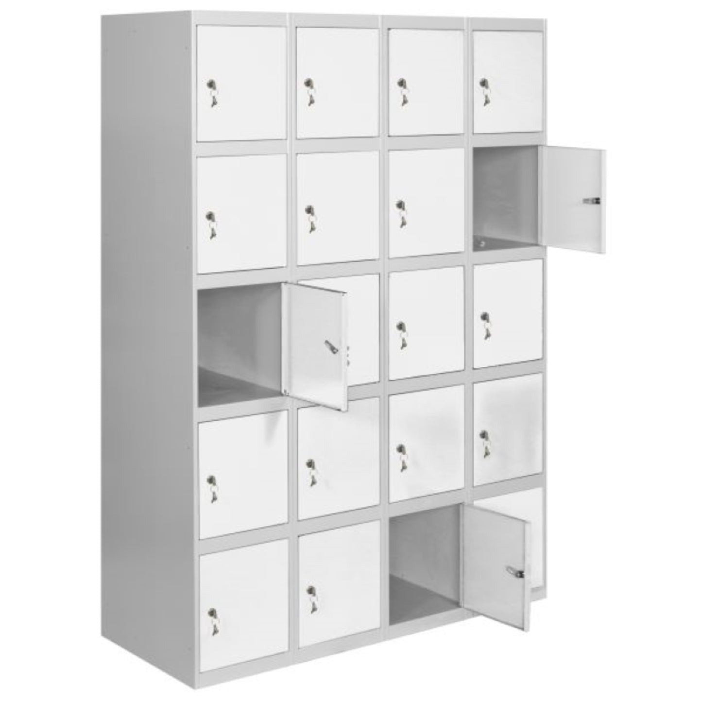 Vestiaire industriel 20 cases / 4 colonnes  VESTIAIRE, Vestiaire industriel 5 cases monobloc SIMON RACK RANGESTOCK