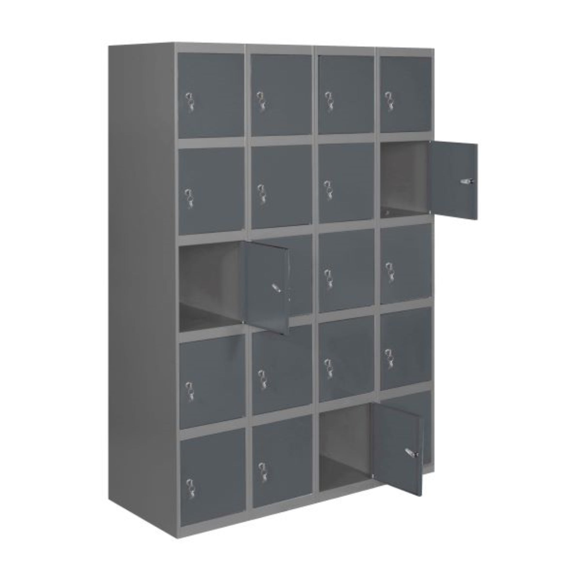 Vestiaire industriel 20 cases / 4 colonnes  VESTIAIRE, Vestiaire industriel 5 cases monobloc SIMON RACK RANGESTOCK