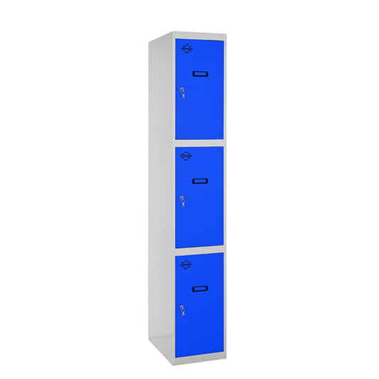 Vestiaire industriel 3 cases / 1 colonne  VESTIAIRE, Vestiaire industriel 3 cases monobloc SIMON RACK RANGESTOCK