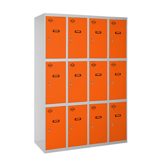 Vestiaire industriel 12 cases / 4 colonnes  VESTIAIRE, Vestiaire industriel 3 cases monobloc SIMON RACK RANGESTOCK