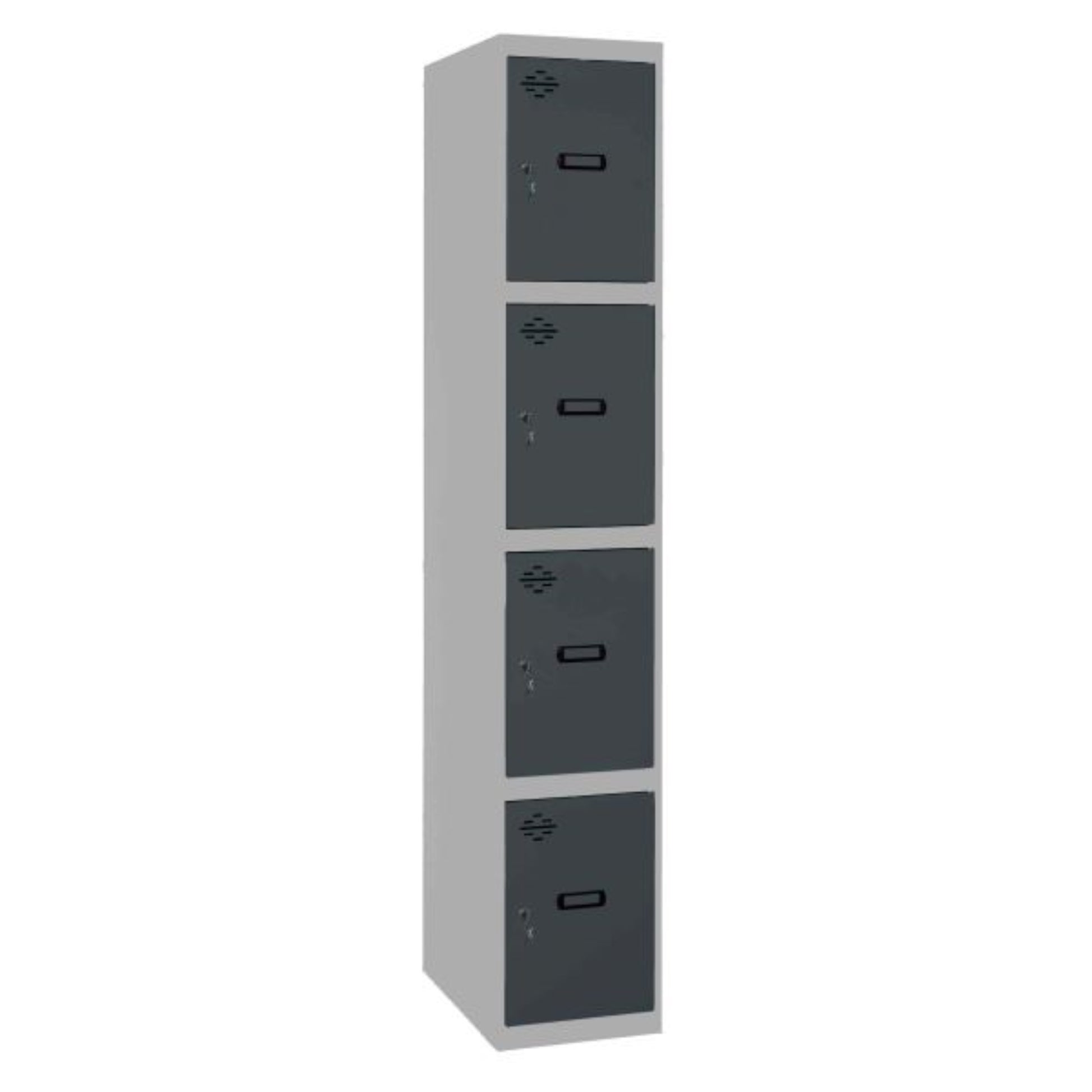 Vestiaire industriel 4 cases / 1 colonne en kit initial  VESTIAIRE, Vestiaire industriel 4 cases en kit SIMON RACK RANGESTOCK