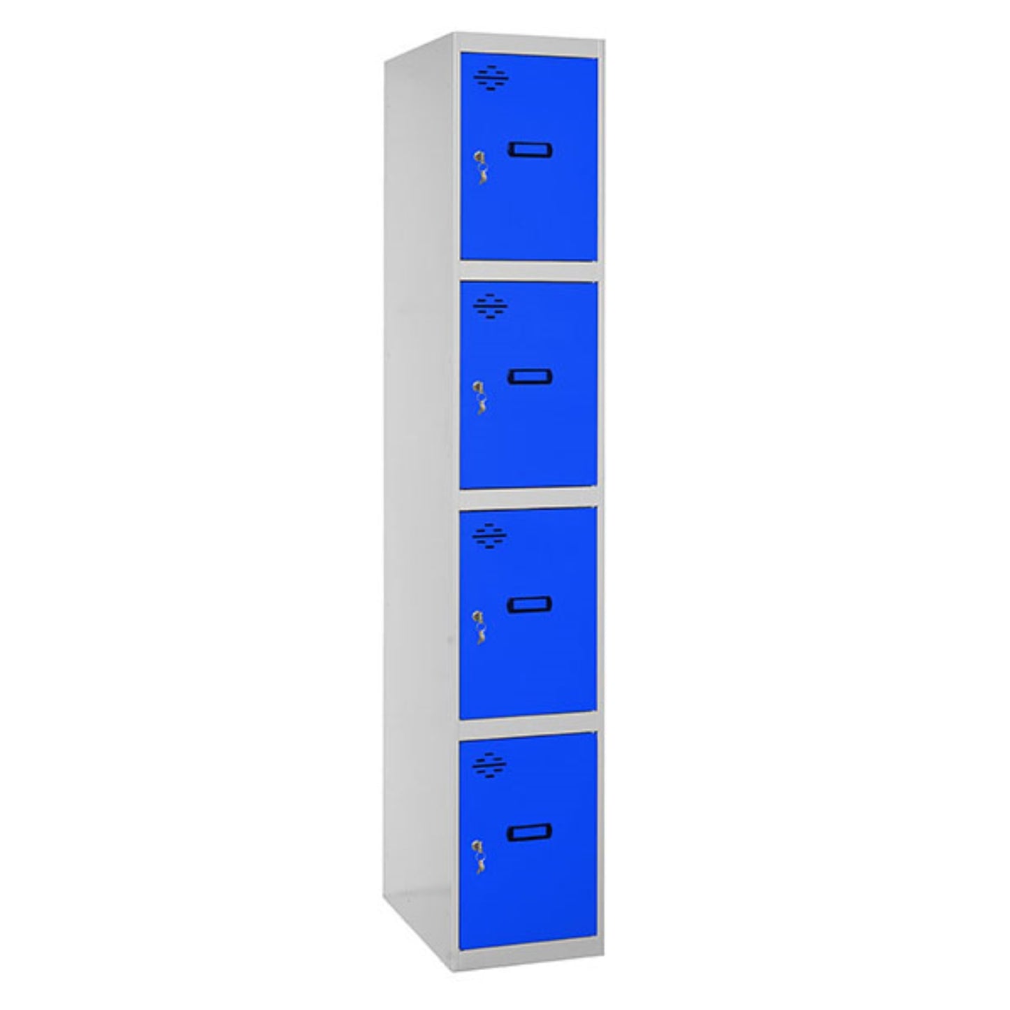 Vestiaire industriel 4 cases / 1 colonne  VESTIAIRE, Vestiaire industriel 4 cases monobloc SIMON RACK RANGESTOCK