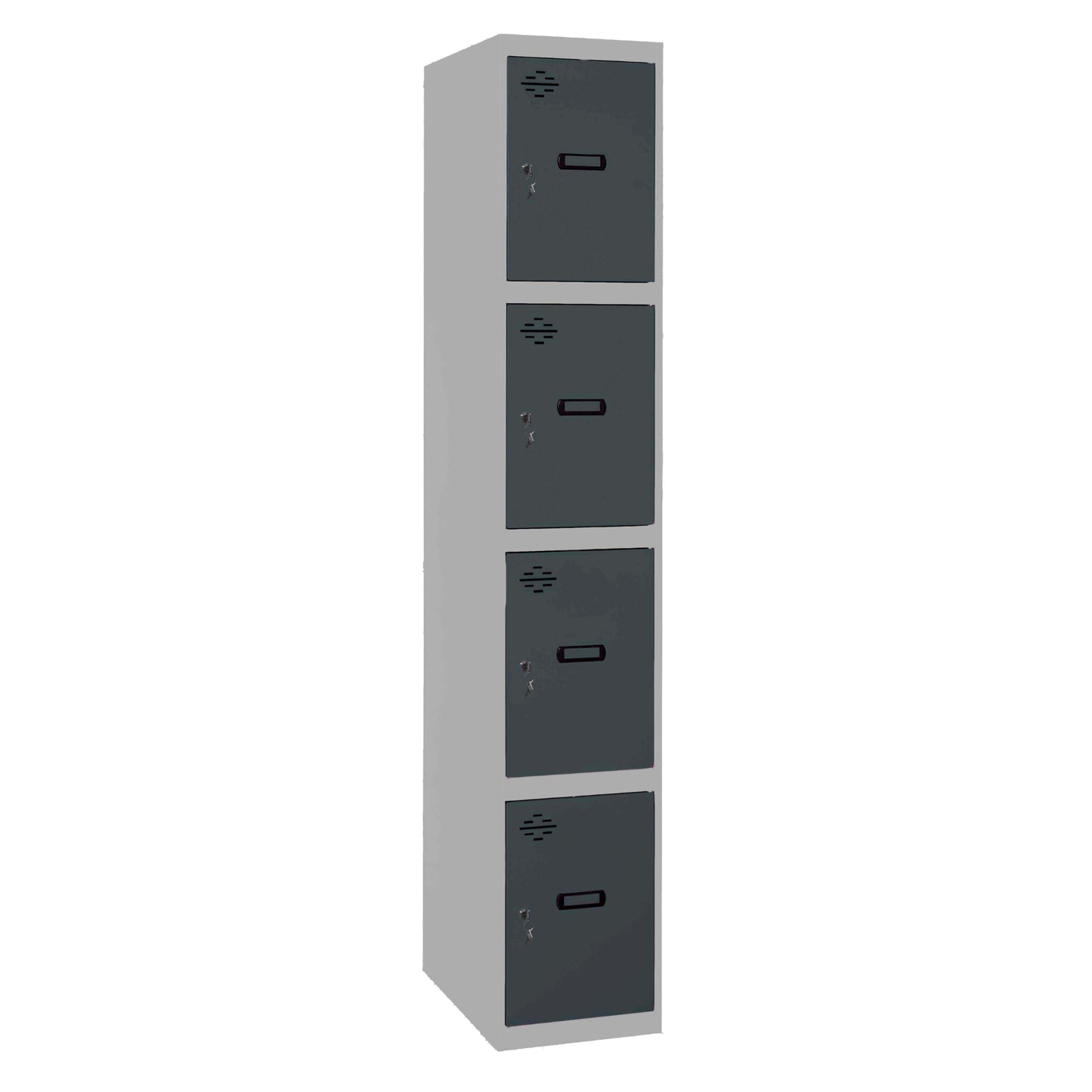 Vestiaire industriel 4 cases / 1 colonne  VESTIAIRE, Vestiaire industriel 4 cases monobloc SIMON RACK RANGESTOCK