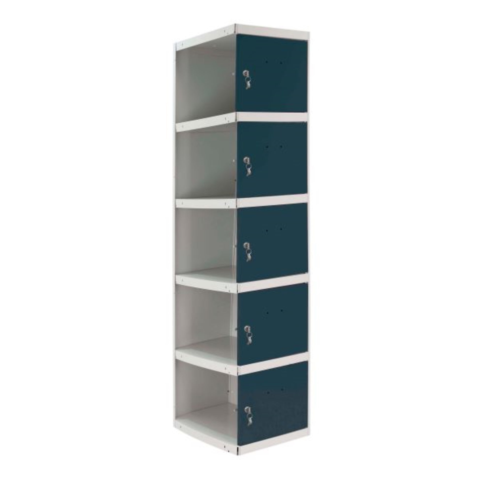 Vestiaire industriel 5 cases / 1 colonne module suivant en kit  VESTIAIRE, Vestiaire industriel 5 cases en kit SIMON RACK RANGESTOCK