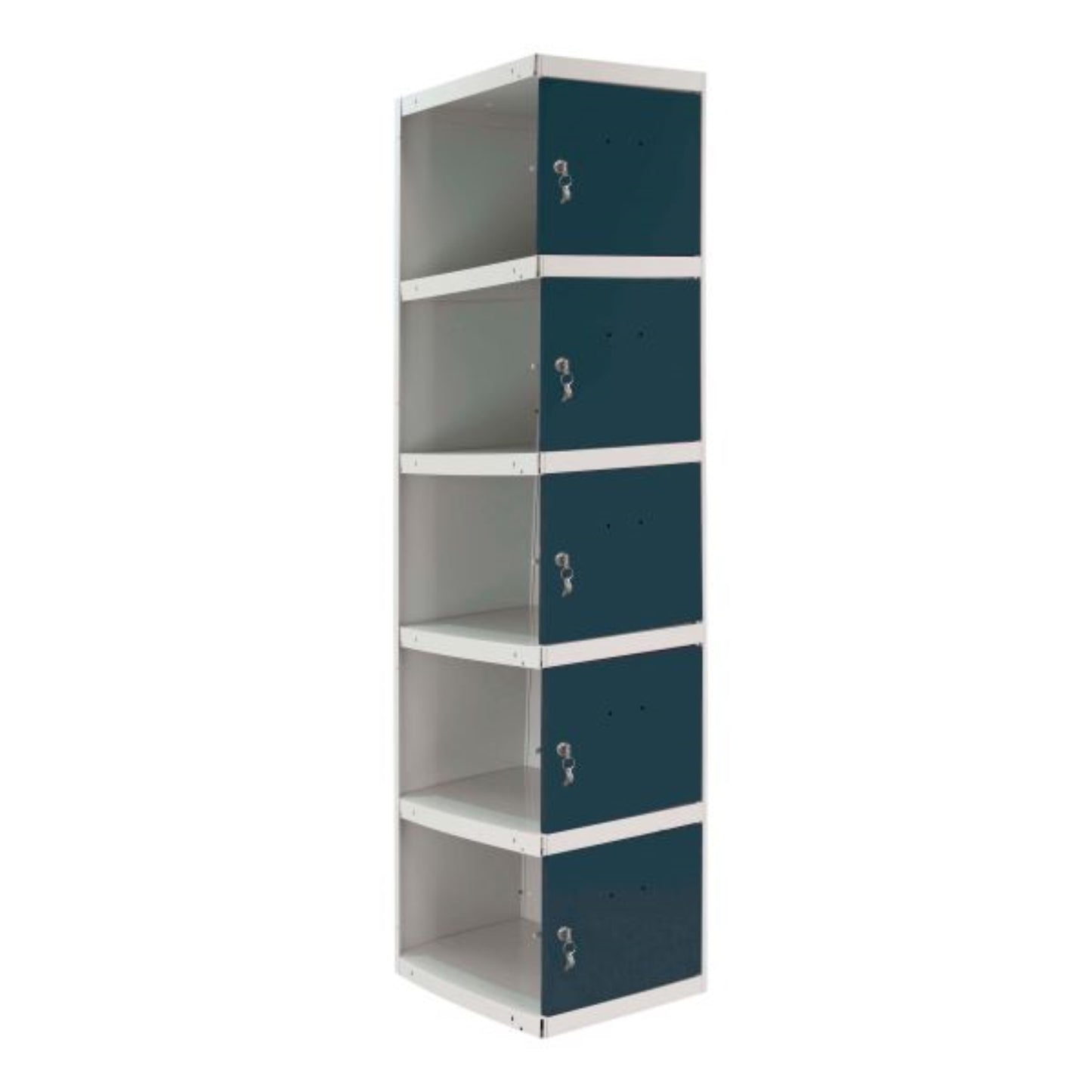  SIMON RACK  Vestiaire industriel 5 cases / 1 colonne module suivant en kit  VESTIAIRE, Vestiaire industriel 5 cases en kit RANGESTOCK