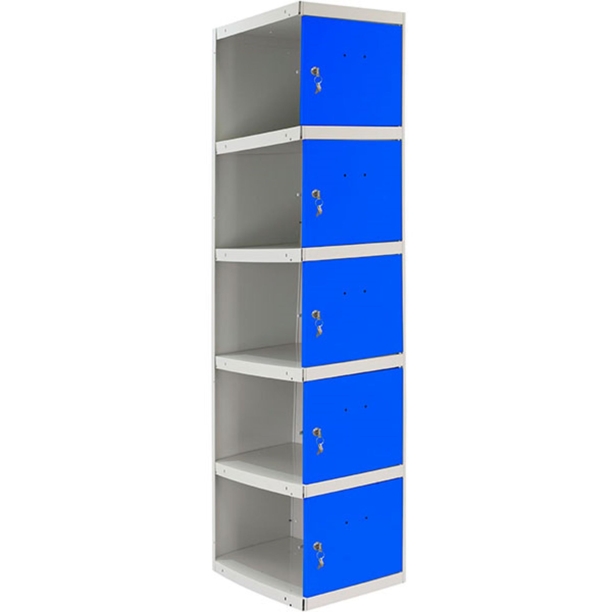  SIMON RACK  Vestiaire industriel 5 cases / 1 colonne module suivant en kit  VESTIAIRE, Vestiaire industriel 5 cases en kit RANGESTOCK