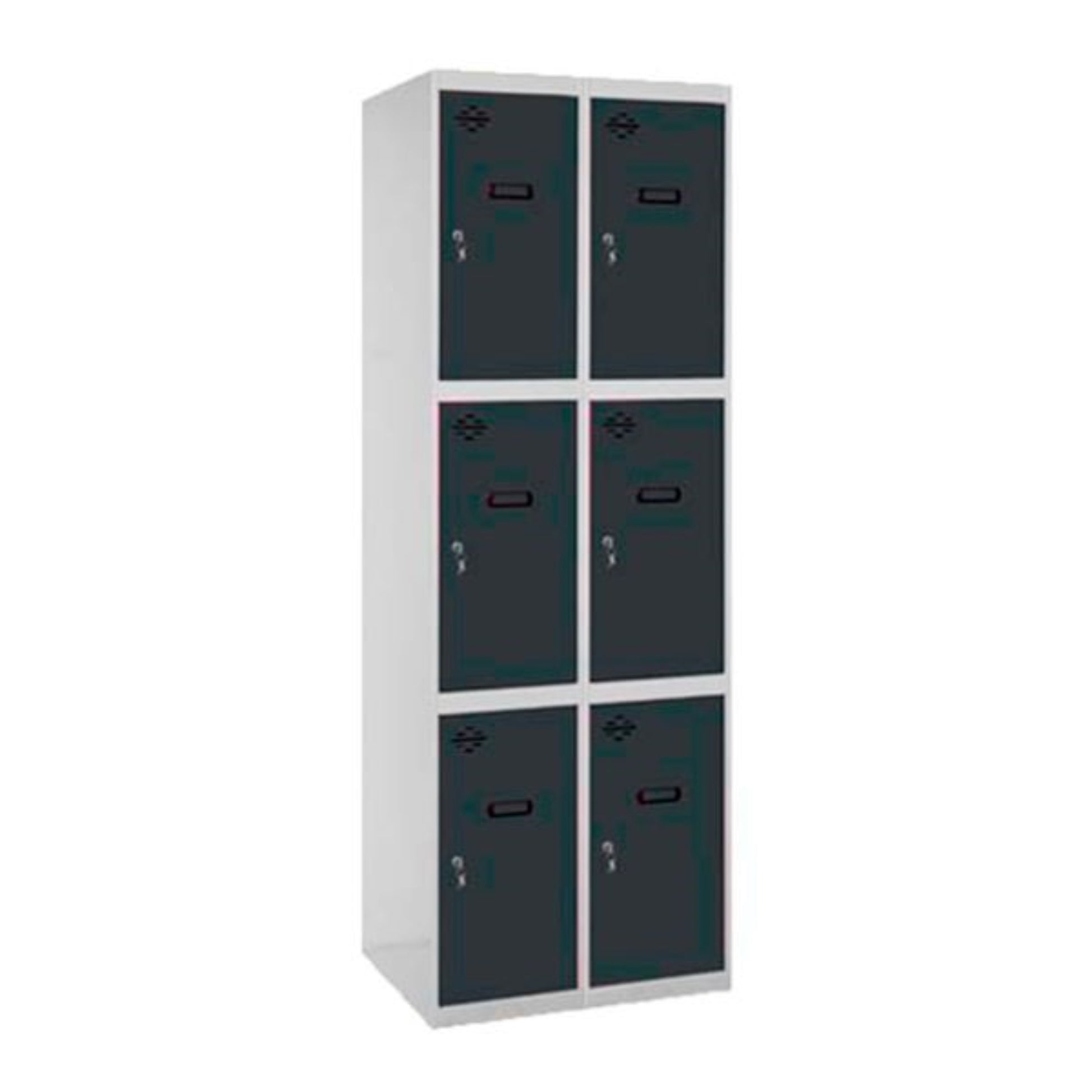 Vestiaire industriel 6 cases / 2 colonnes en kit  VESTIAIRE, Vestiaire industriel 3 cases en kit SIMON RACK RANGESTOCK