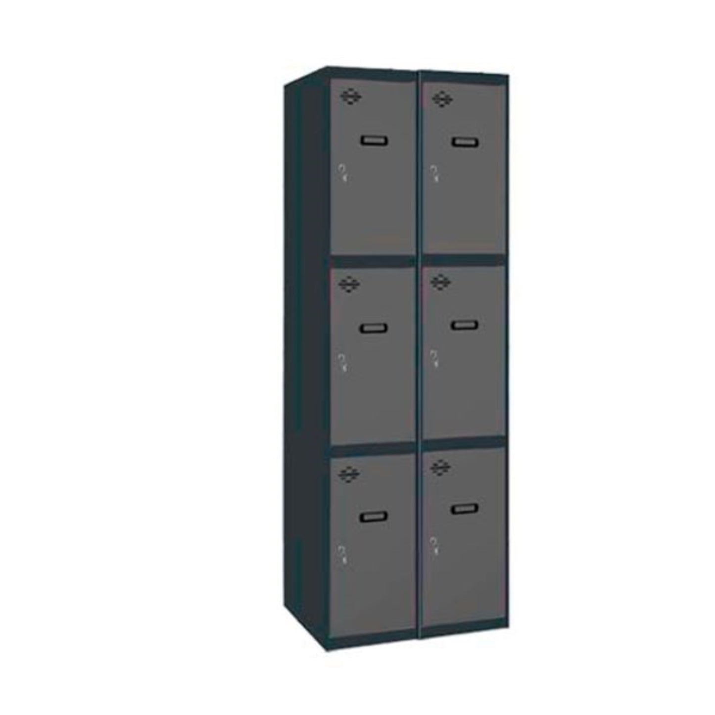 Vestiaire industriel 6 cases / 2 colonnes en kit  VESTIAIRE, Vestiaire industriel 3 cases en kit SIMON RACK RANGESTOCK