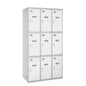 Vestiaire industriel 9 cases / 3 colonnes  VESTIAIRE, Vestiaire industriel 3 cases monobloc SIMON RACK RANGESTOCK