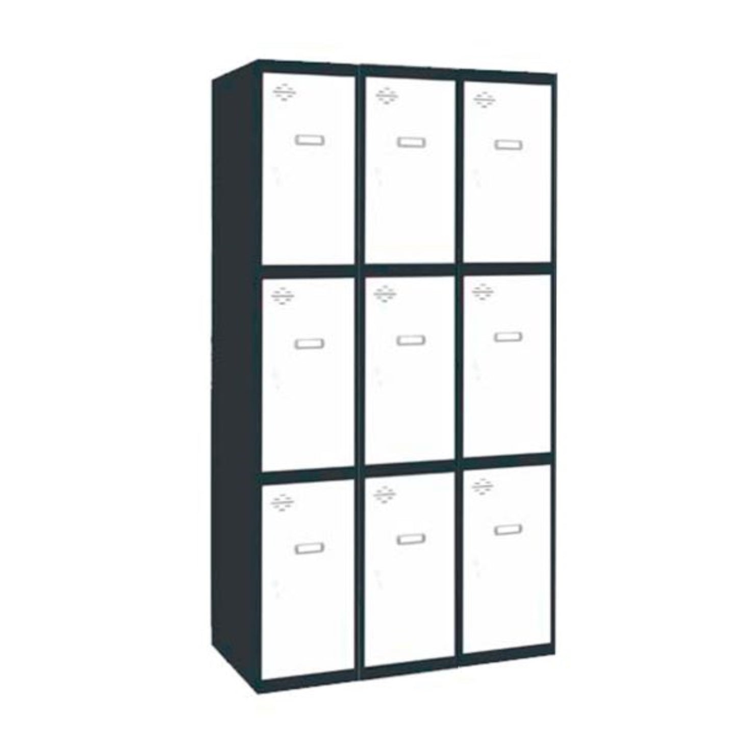 Vestiaire industriel 9 cases / 3 colonnes en kit  VESTIAIRE, Vestiaire industriel 3 cases en kit SIMON RACK RANGESTOCK