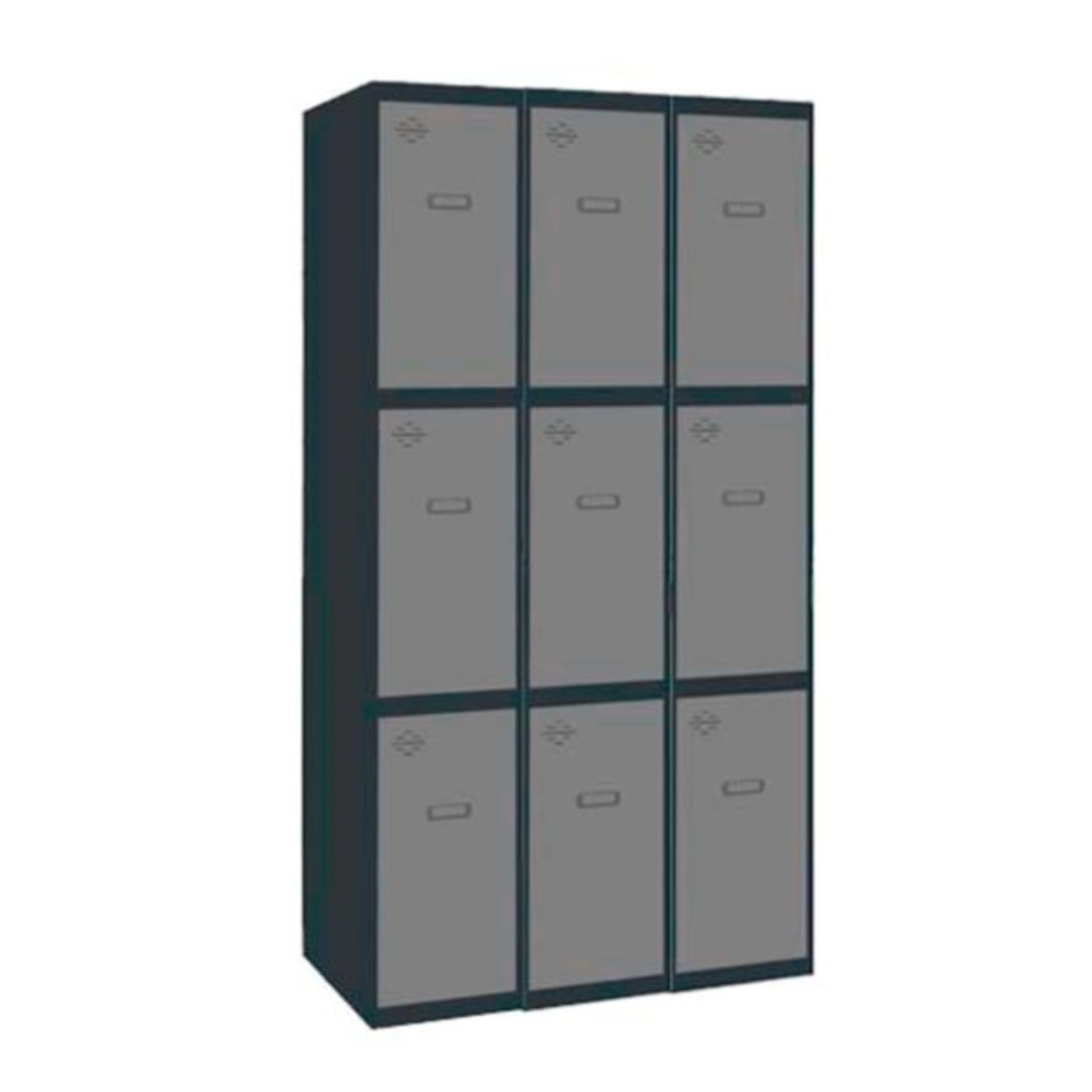 Vestiaire industriel 9 cases / 3 colonnes en kit  VESTIAIRE, Vestiaire industriel 3 cases en kit SIMON RACK RANGESTOCK