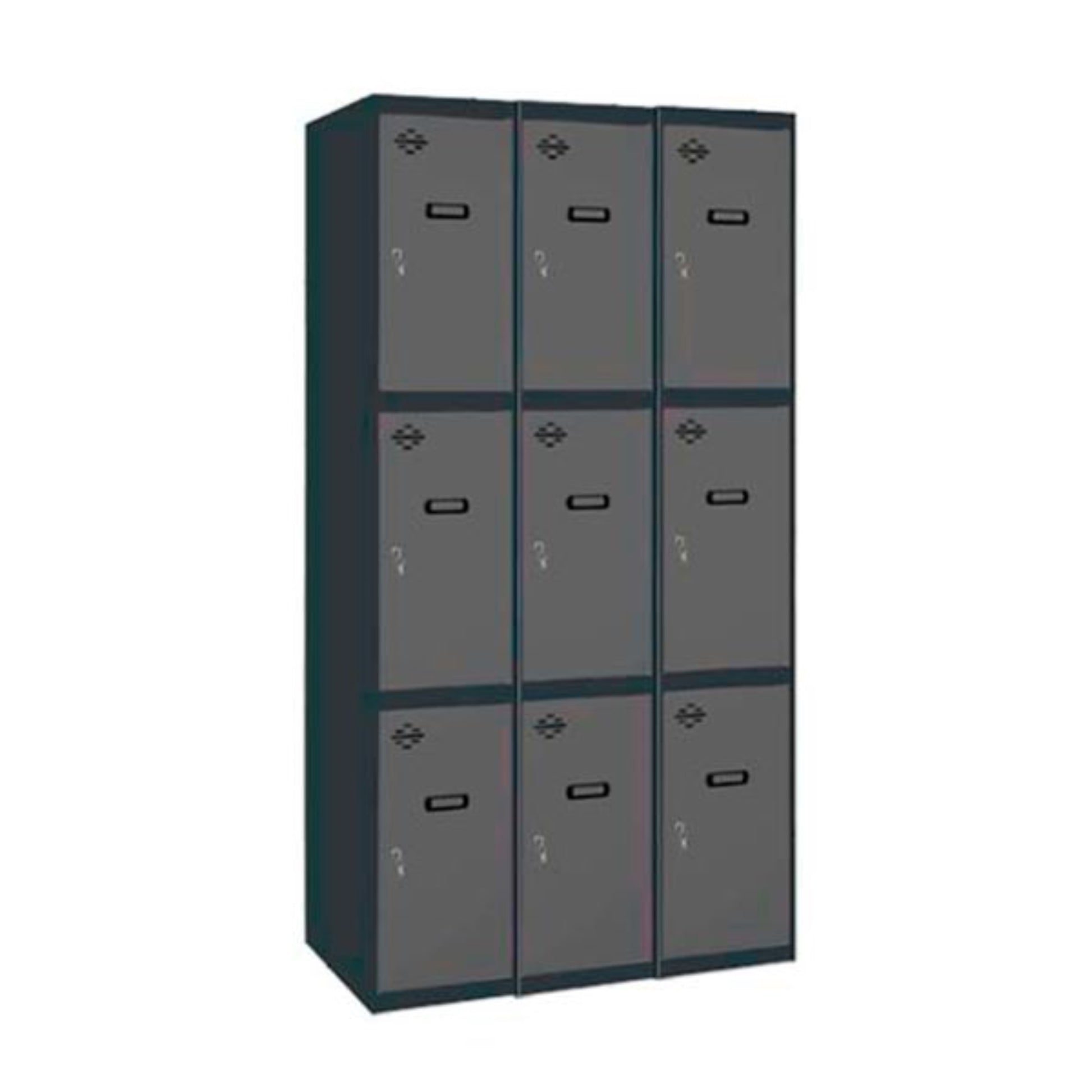 Vestiaire industriel 9 cases / 3 colonnes en kit  VESTIAIRE, Vestiaire industriel 3 cases en kit SIMON RACK RANGESTOCK