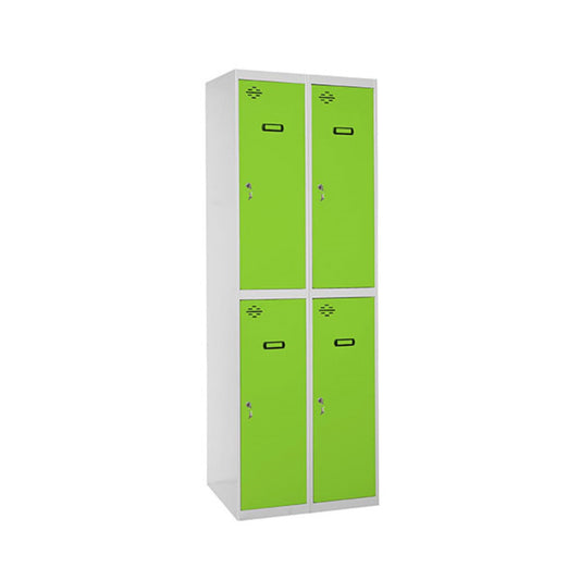  SIMON RACK  Vestiaire industriel bi place 4 cases / 2 colonnes  VESTIAIRE, Vestiaire industriel bi place monobloc RANGESTOCK