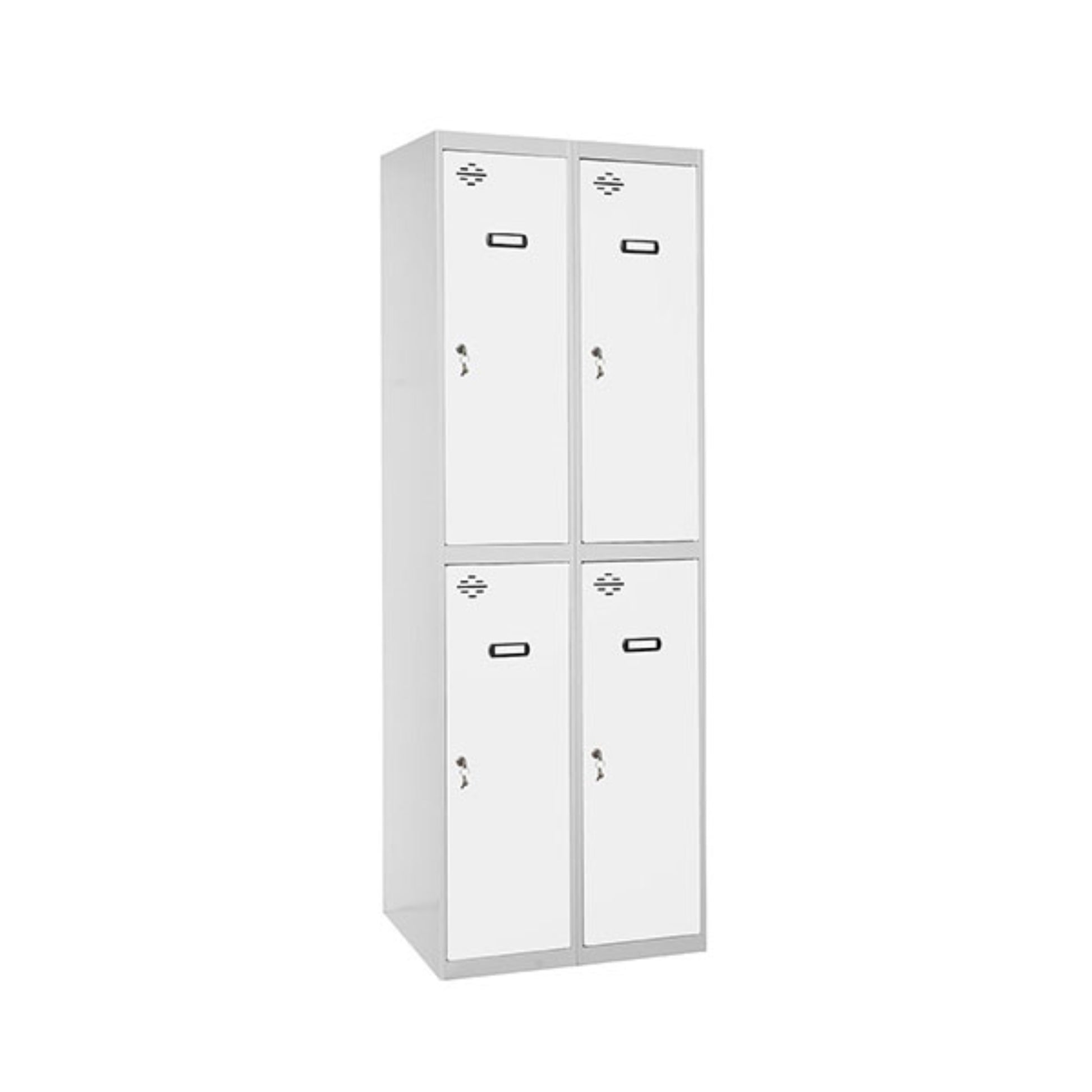 Vestiaire industriel bi place 4 cases / 2 colonnes  VESTIAIRE, Vestiaire industriel bi place monobloc SIMON RACK RANGESTOCK