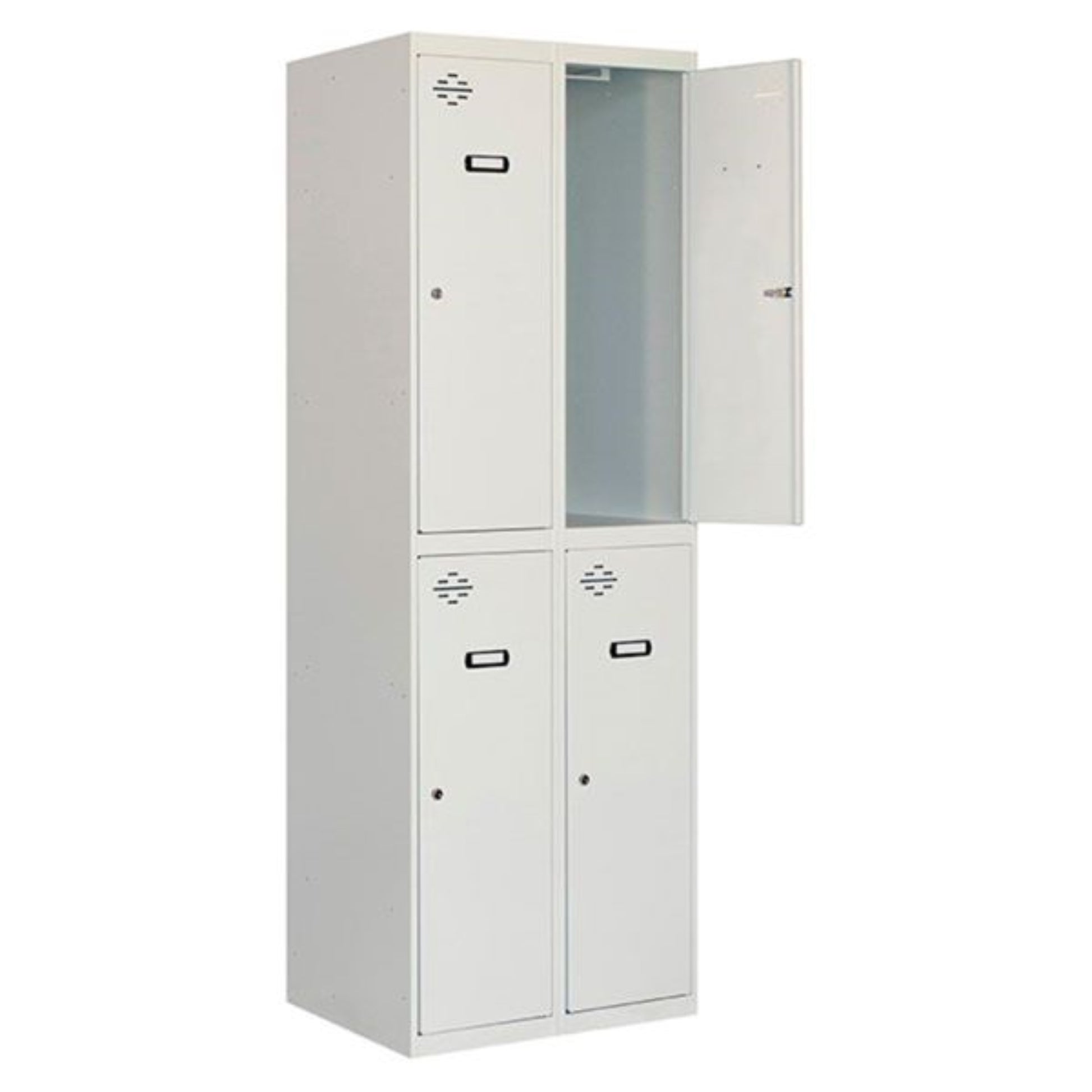 Vestiaire industriel bi place 4 cases / 2 colonnes  VESTIAIRE, Vestiaire industriel bi place monobloc SIMON RACK RANGESTOCK