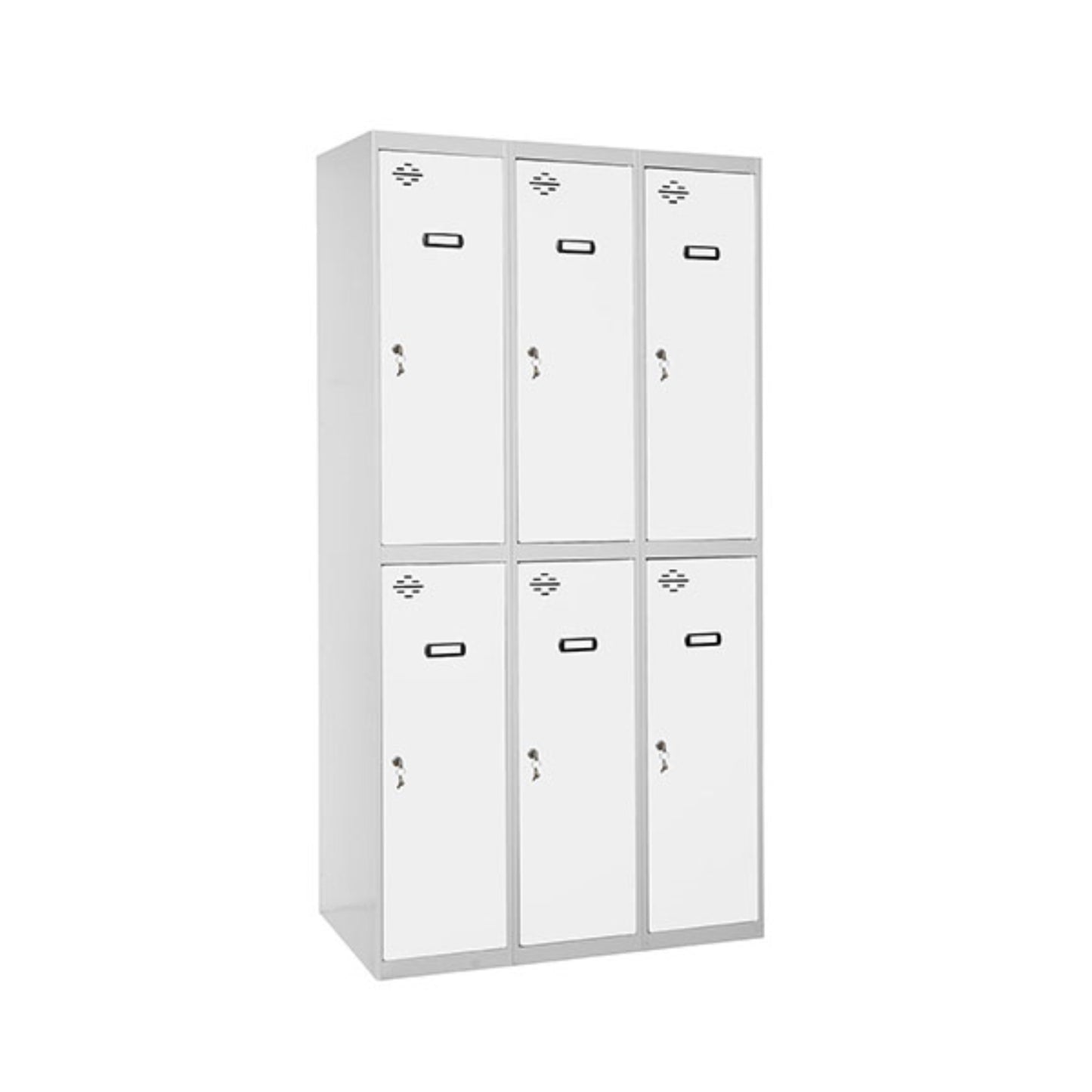 Vestiaire industriel bi place 6 cases / 3 colonnes en kit  VESTIAIRE, Vestiaire industriel bi place en kit SIMON RACK RANGESTOCK