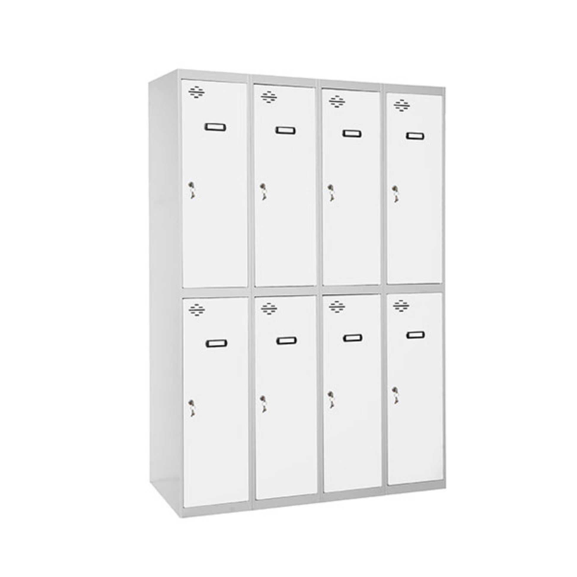 Vestiaire industriel bi place 8 cases / 4 colonnes  VESTIAIRE, Vestiaire industriel bi place monobloc SIMON RACK RANGESTOCK