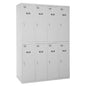 Vestiaire industriel bi place 8 cases / 4 colonnes  VESTIAIRE, Vestiaire industriel bi place monobloc SIMON RACK RANGESTOCK