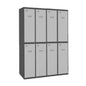 Vestiaire industriel bi place 8 cases / 4 colonnes  en kit  VESTIAIRE, Vestiaire industriel bi place en kit SIMON RACK RANGESTOCK